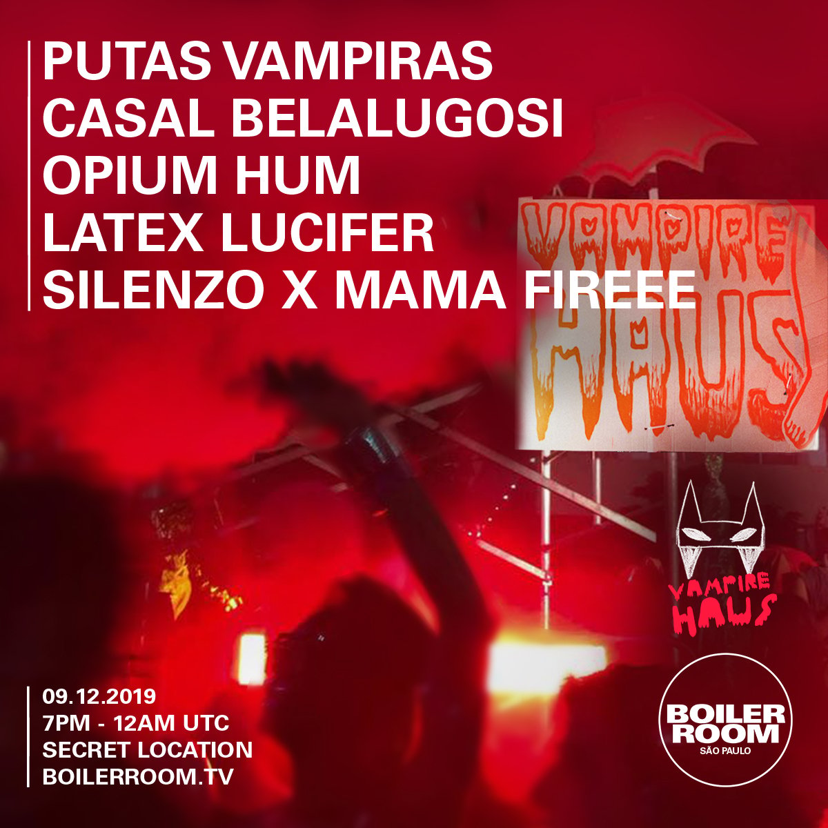Flyer for event Sao Paulo: Vampire Haus.