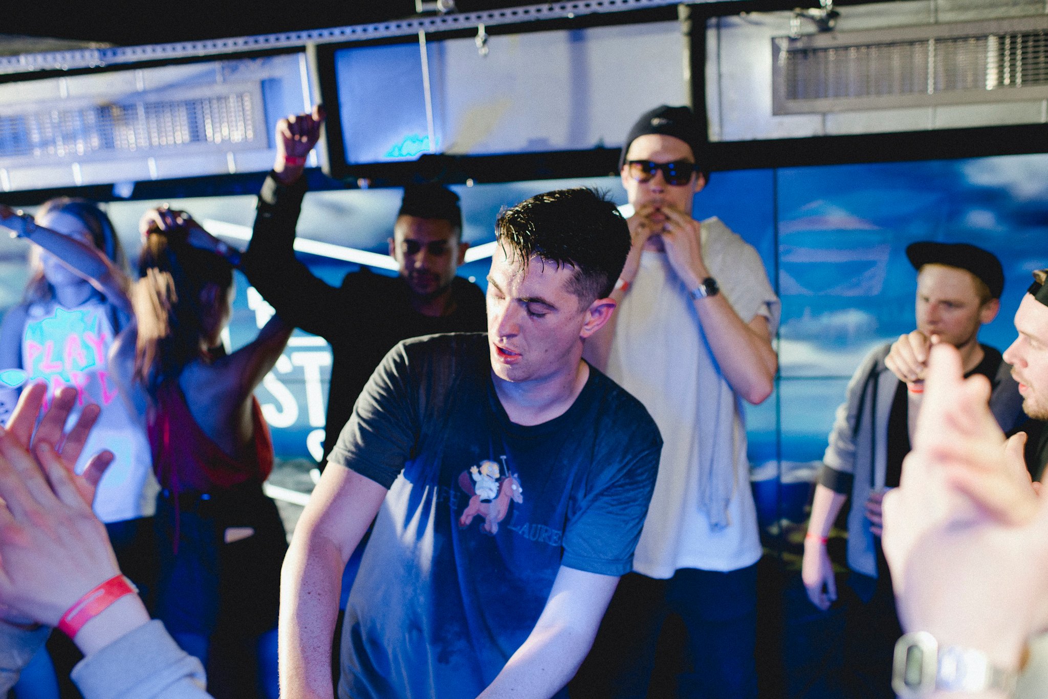 Photo of set Skream.