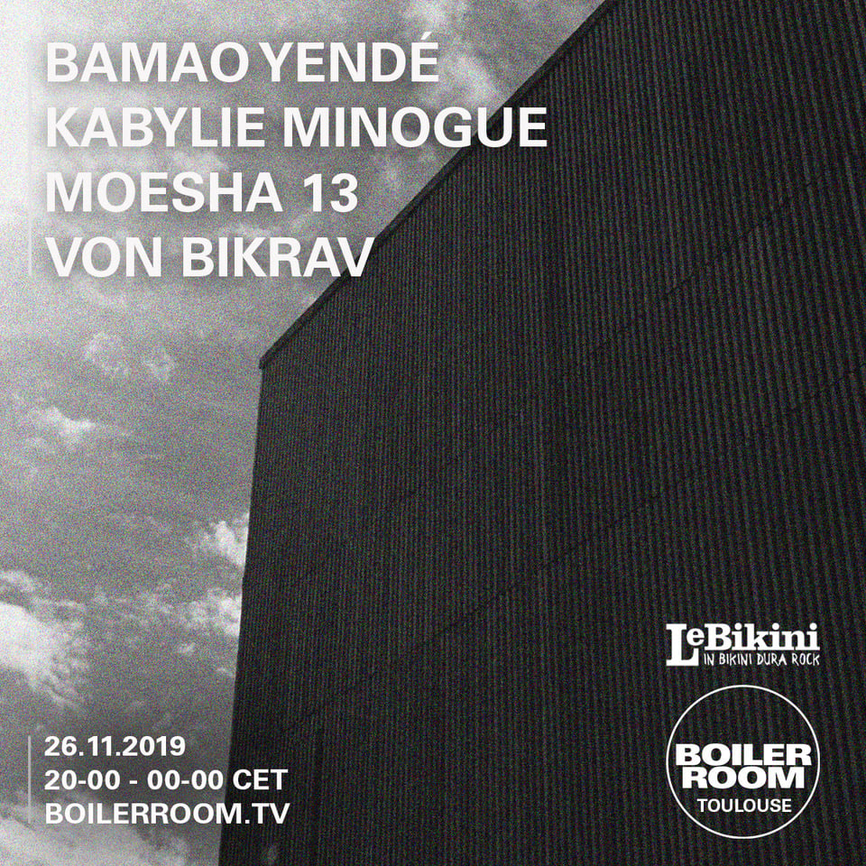 Flyer for event Boiler Room x Le Bikini: Toulouse.