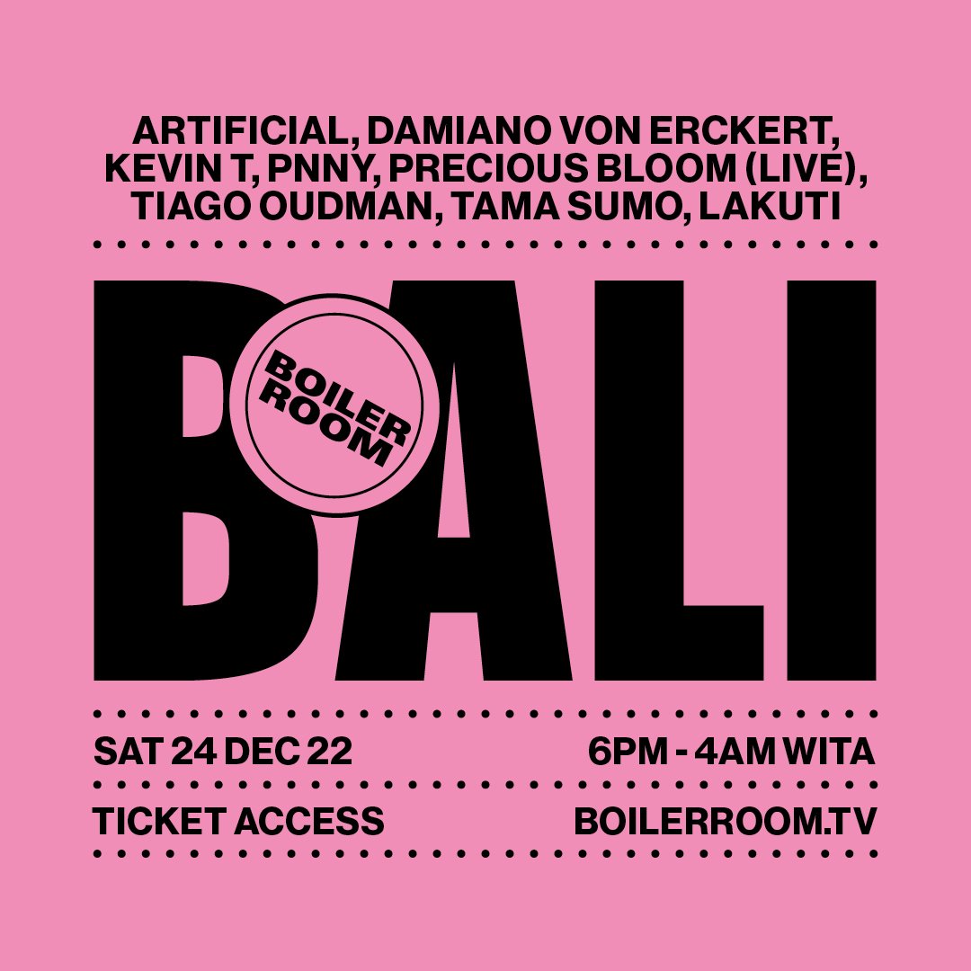 Flyer for event Boiler Room: La Brisa.