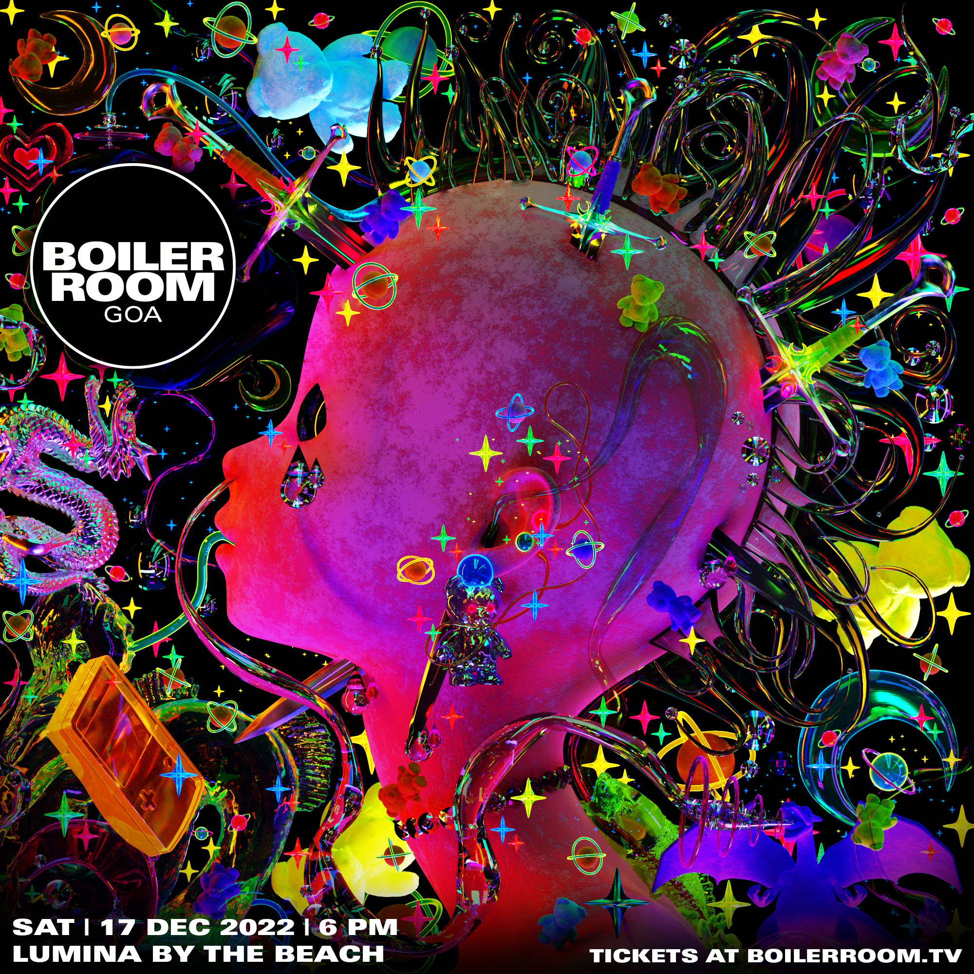 Flyer for event Boiler Room: Goa.