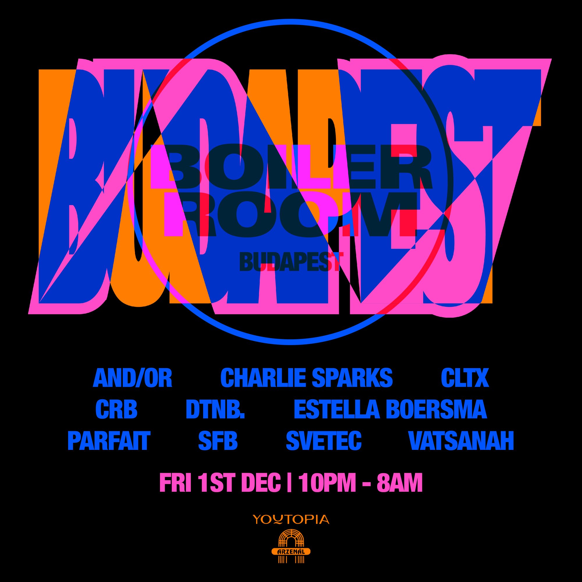Flyer for event Budapest | Friday.
