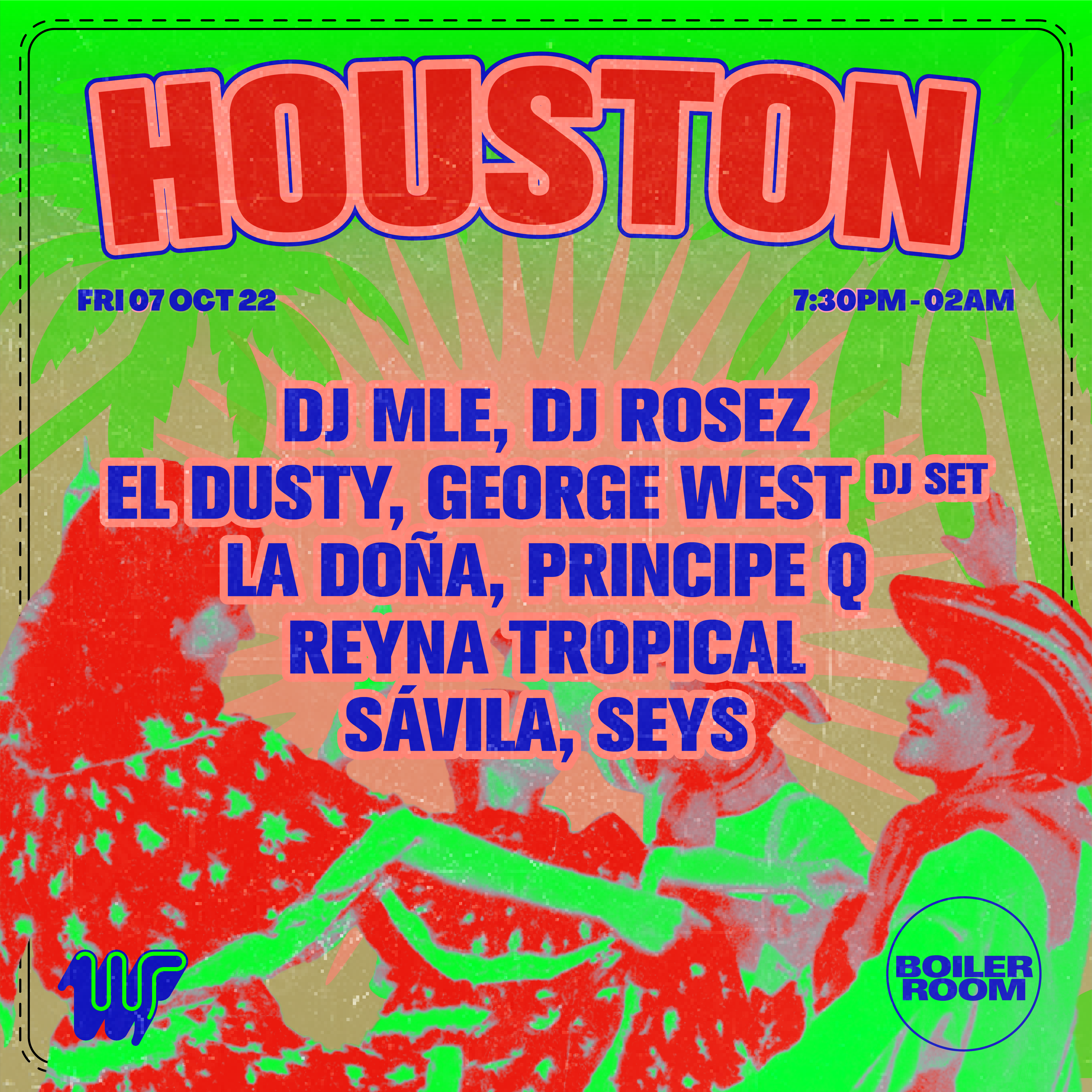 Flyer for event Boiler Room: Houston | Day 1.