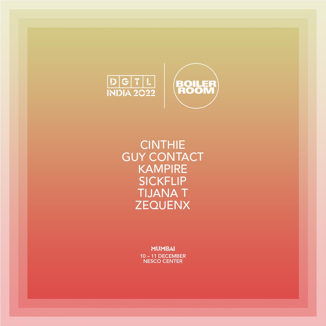 Flyer for event DGTL | Mumbai.