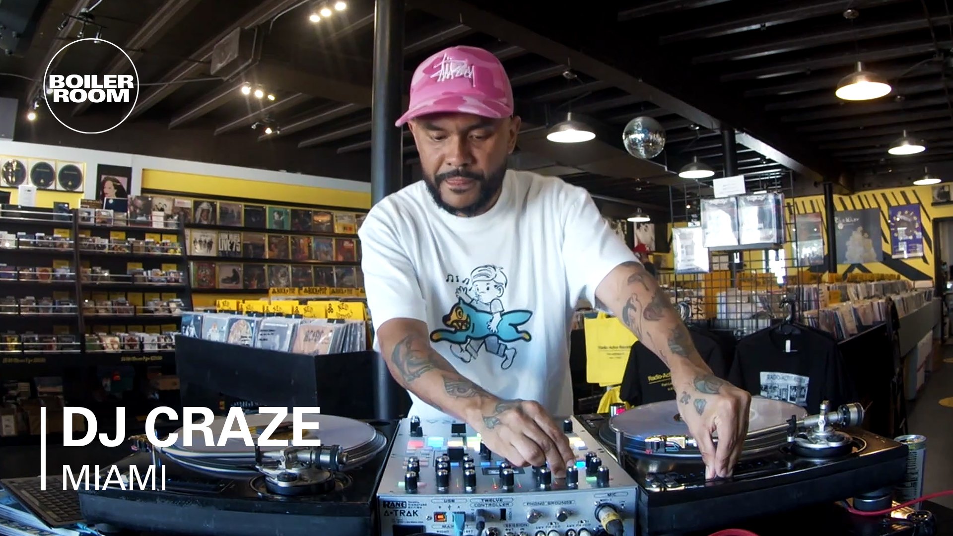 Photo of set DJ Craze.