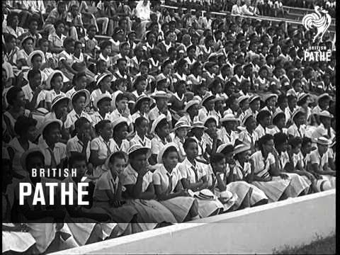 Photo of set Pathé News: Jamaican Independence.