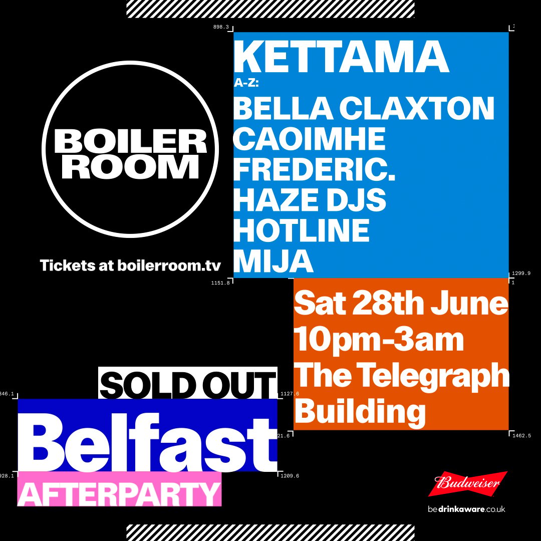 Flyer for event Belfast: Afterparty.