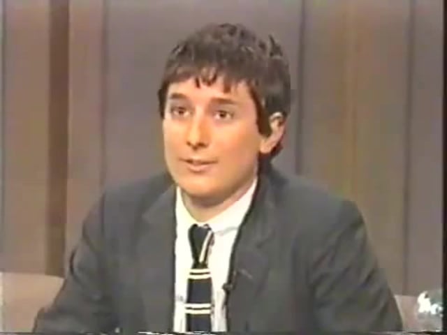 Photo of set Harmony Korine on Letterman '95.