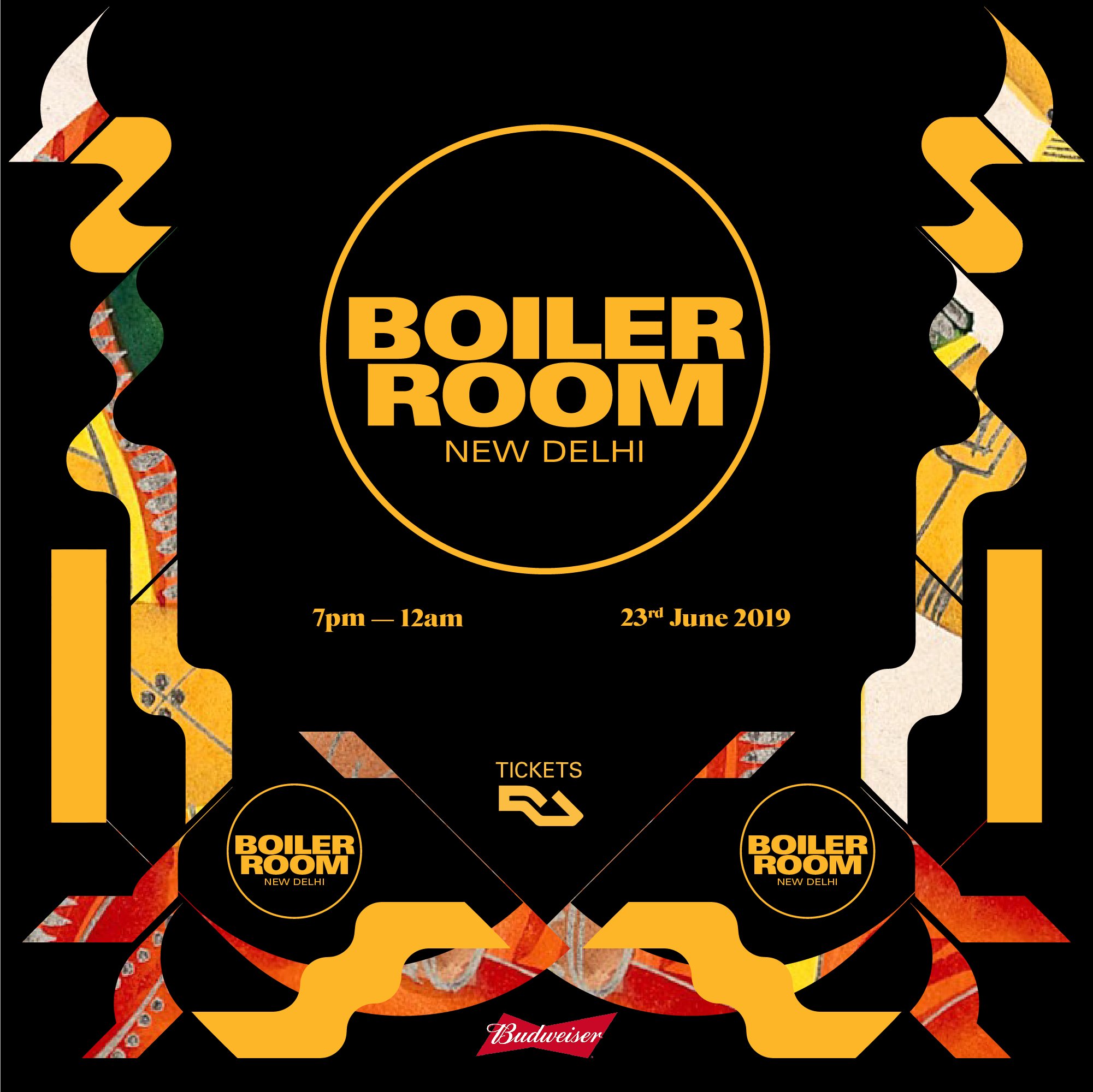 Flyer for event Boiler Room: New Delhi.