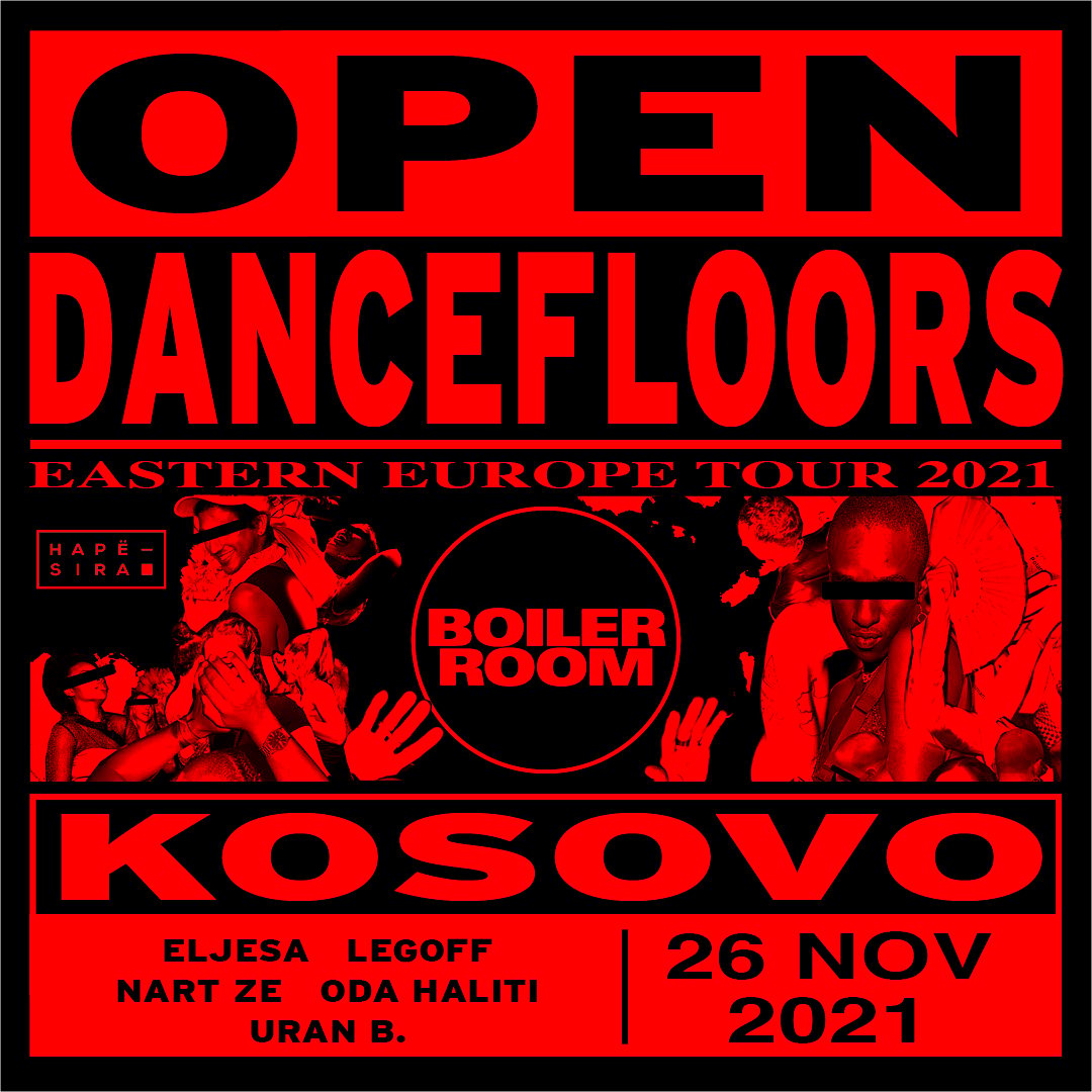 Flyer for event Open Dancefloors: Eastern Europe | Kosovo.