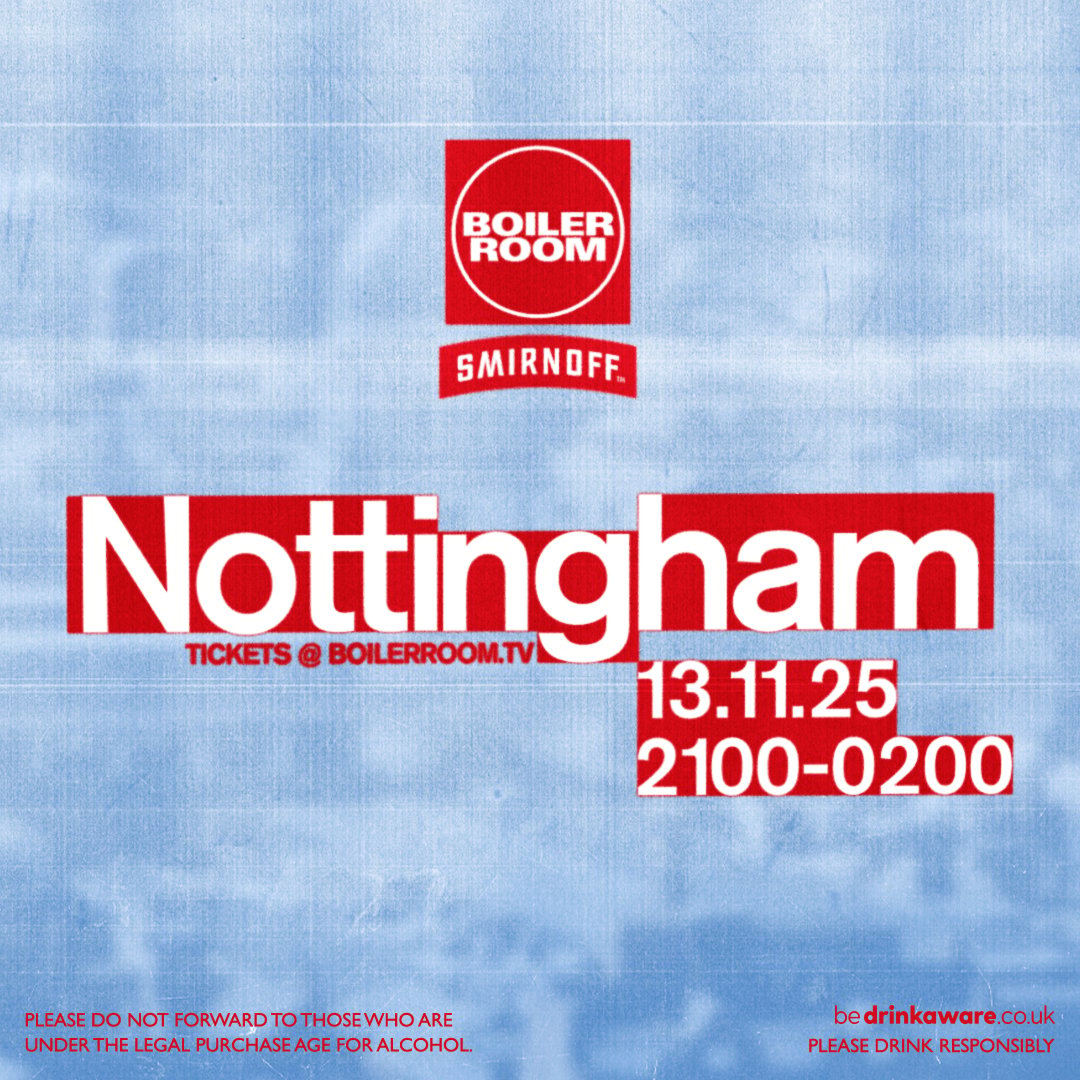 Flyer for event Nottingham.