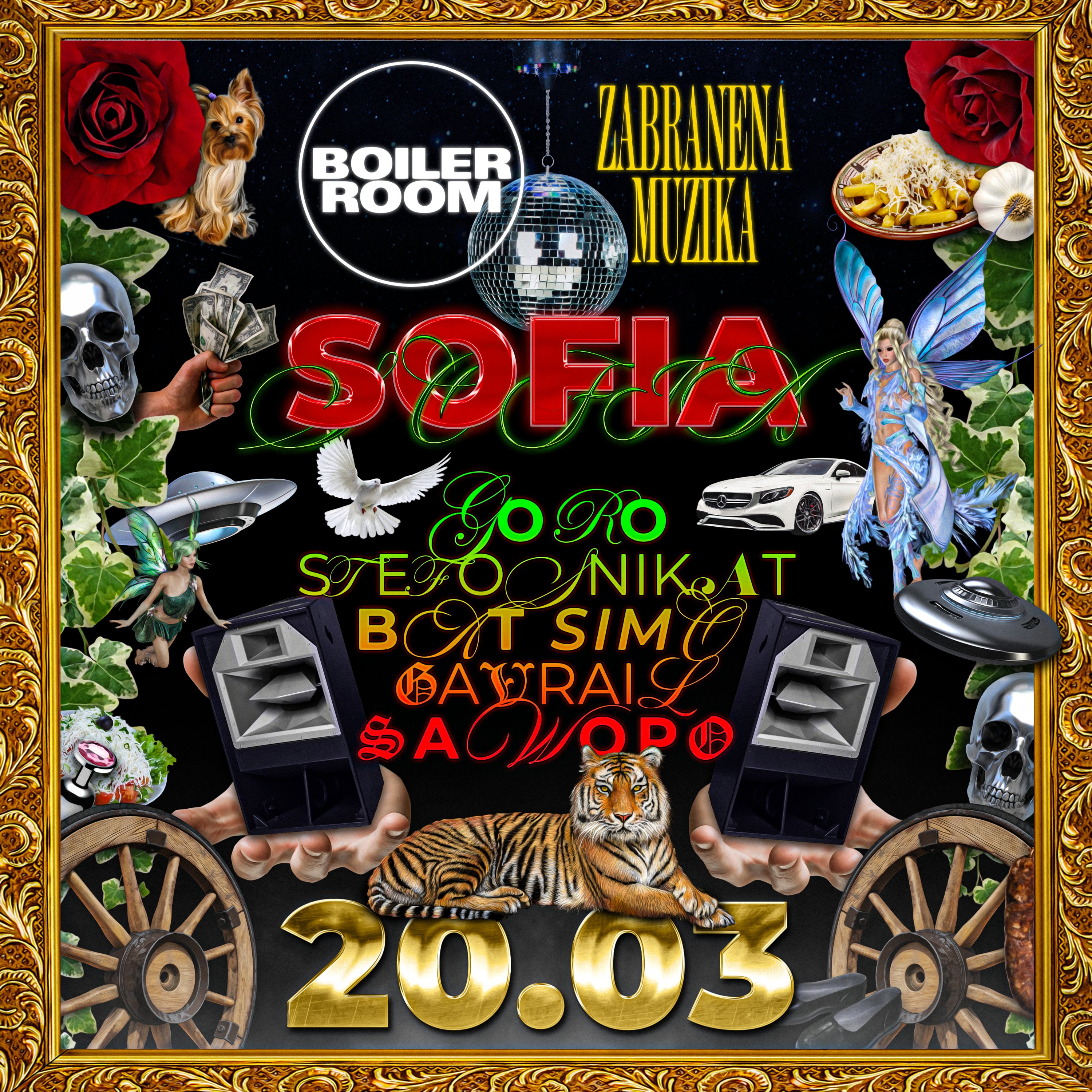 Flyer for event Sofia: Zabranena Muzika.