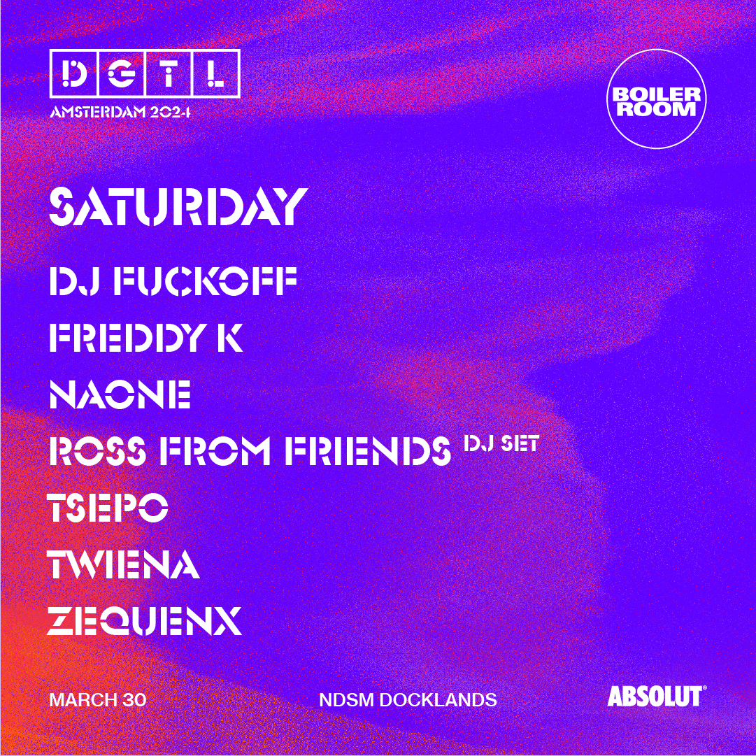 Flyer for event DGTL Amsterdam 2024 | Day 1.