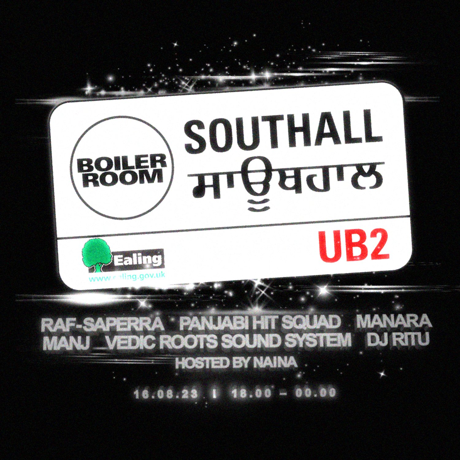 Flyer for event Boiler Room: Southall.