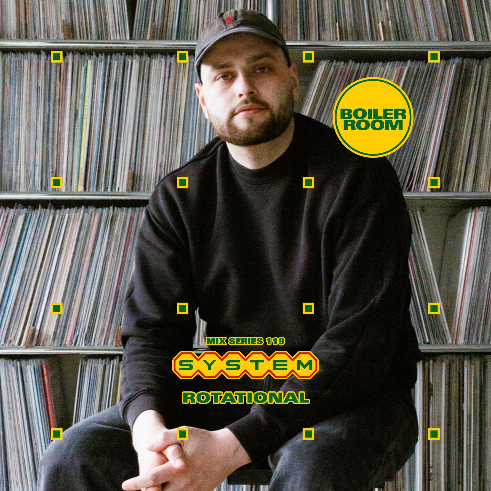 Flyer for event SYSTEM Mix 119: Rotational.