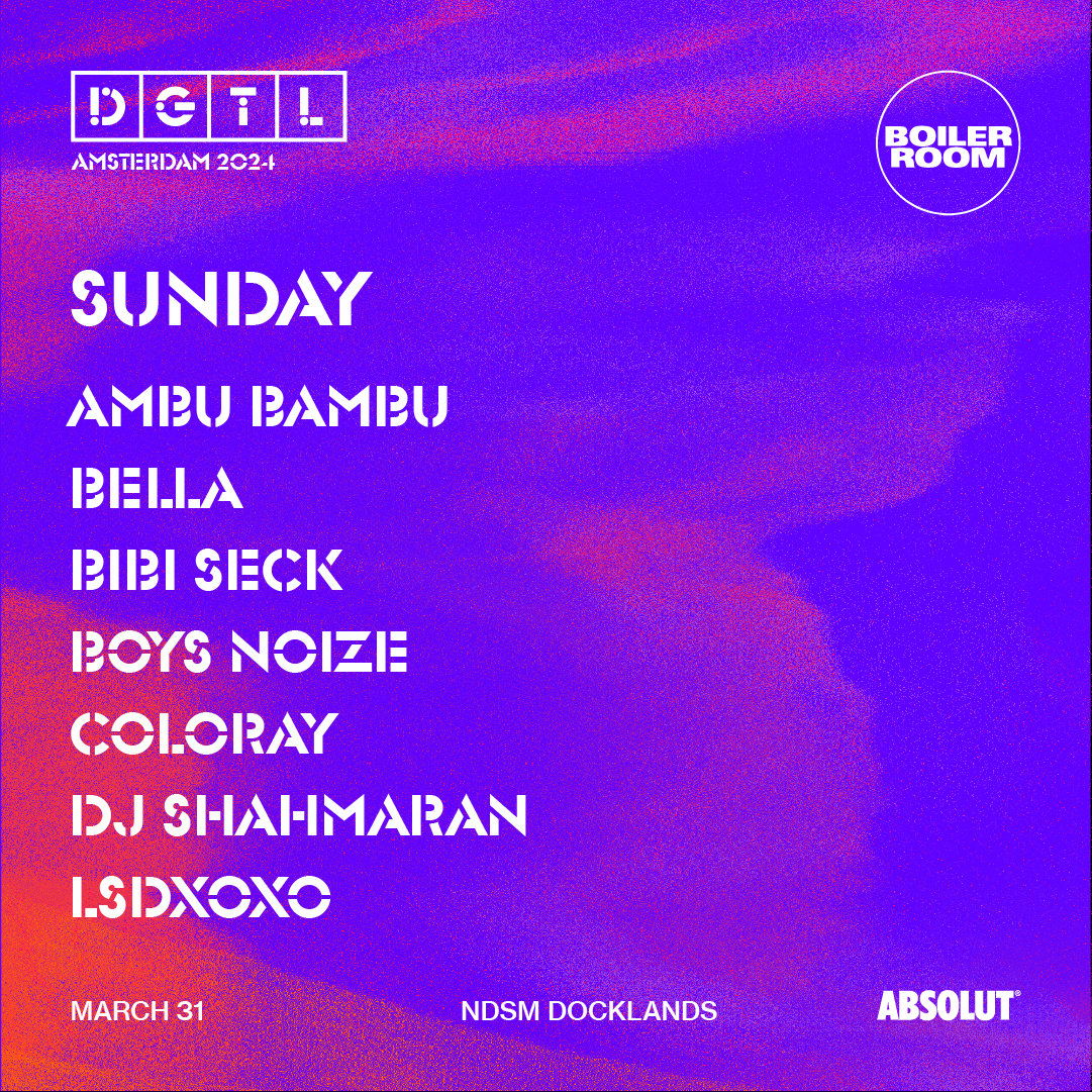 Flyer for event DGTL Amsterdam 2024 | Day 2.