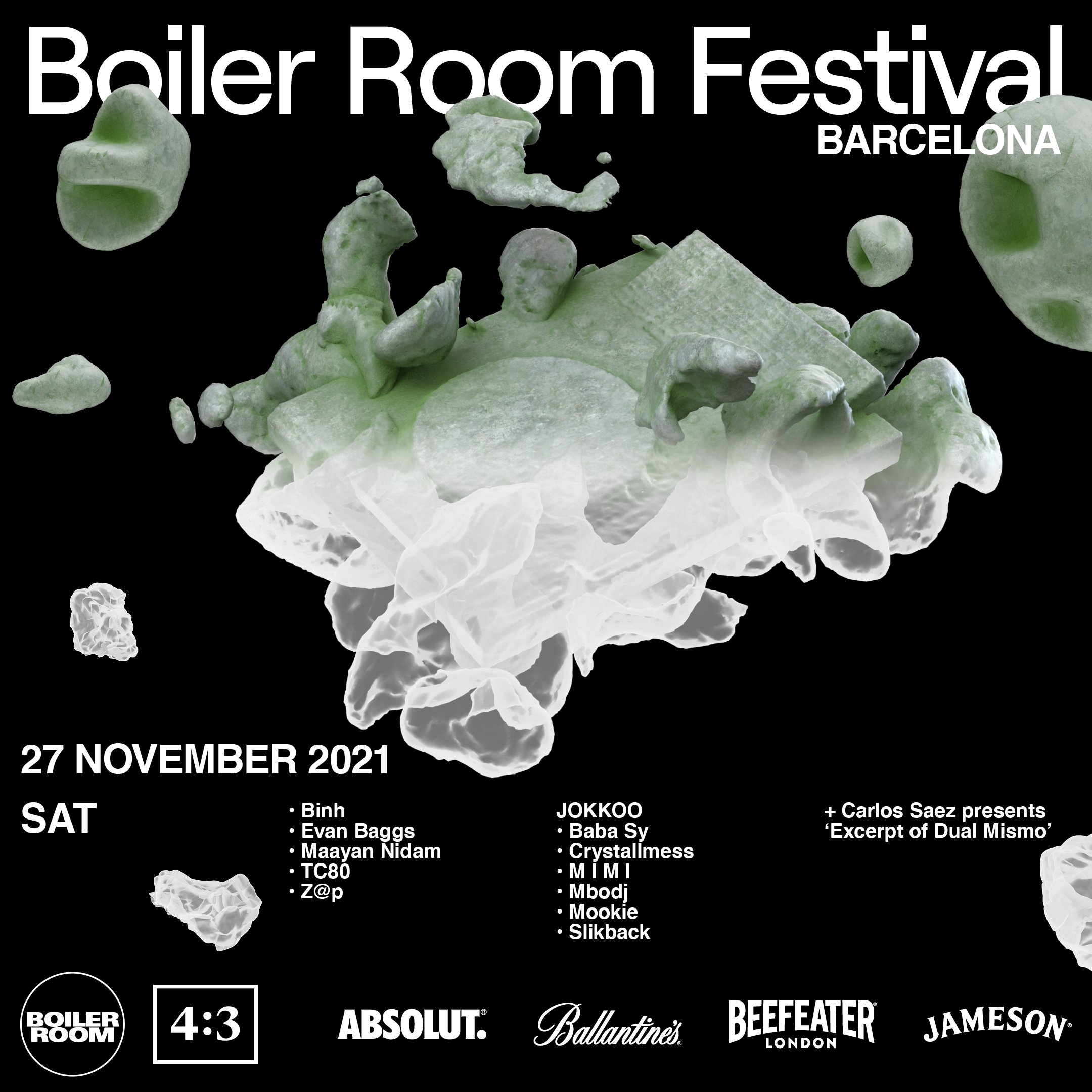 Flyer for event Saturday | Boiler Room Festival Barcelona.