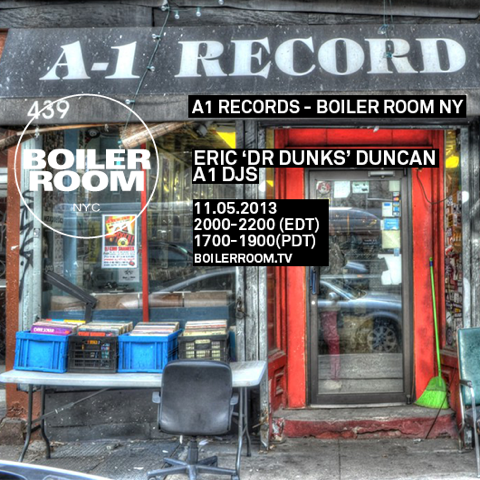 Boiler Room NY x A-1 Records flyer