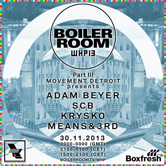 WHP13/ Adam Beyer, SCB, Krysko & Means&3rd flyer