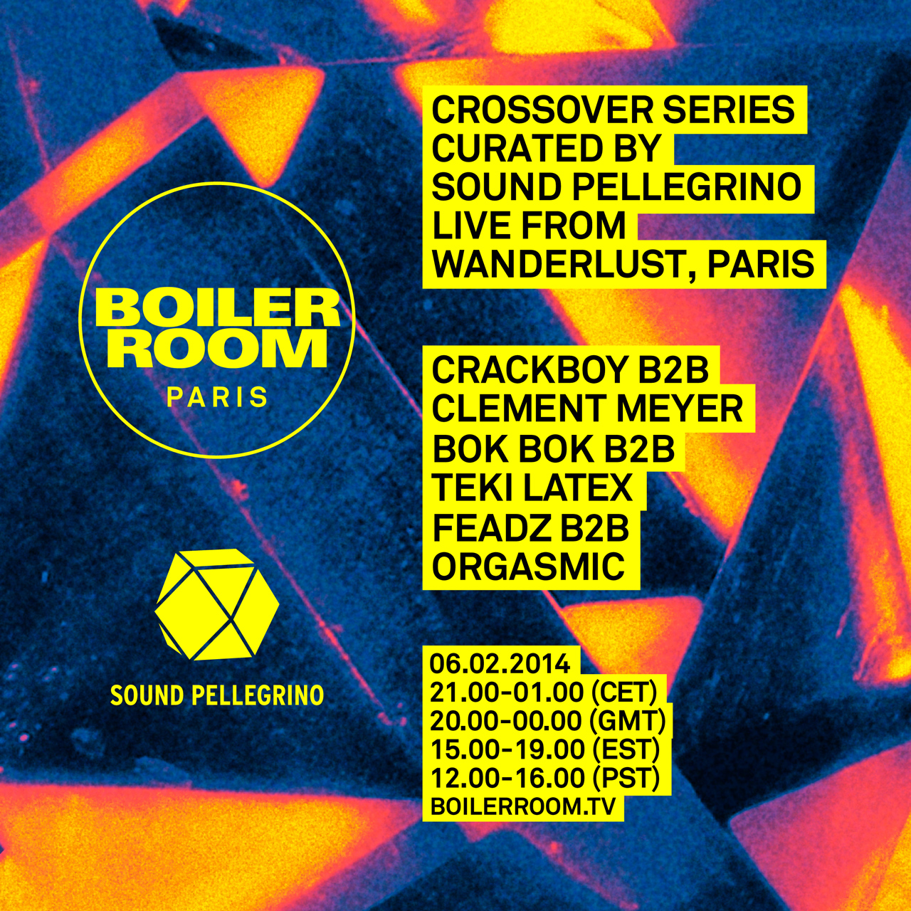 Boiler Room Paris x Sound Pellegrino flyer