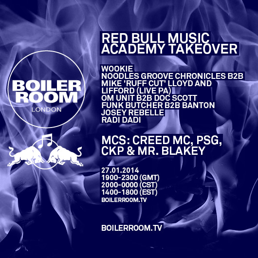 Red Bull Music Academy Takeover flyer