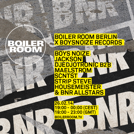 Berlin x Boysnoize Records flyer