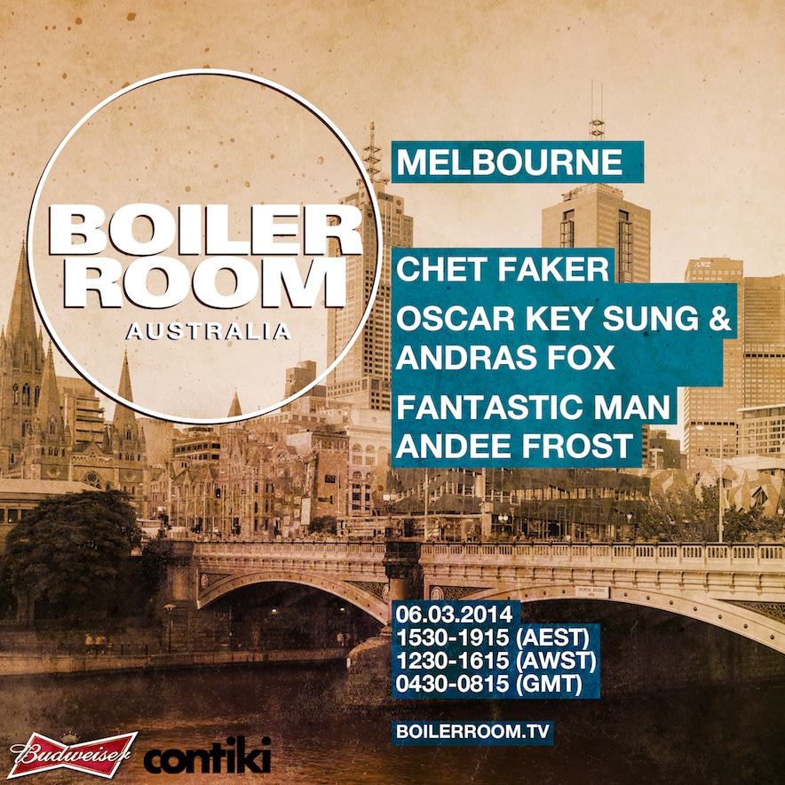 Boiler Room Australia: Melbourne Day flyer