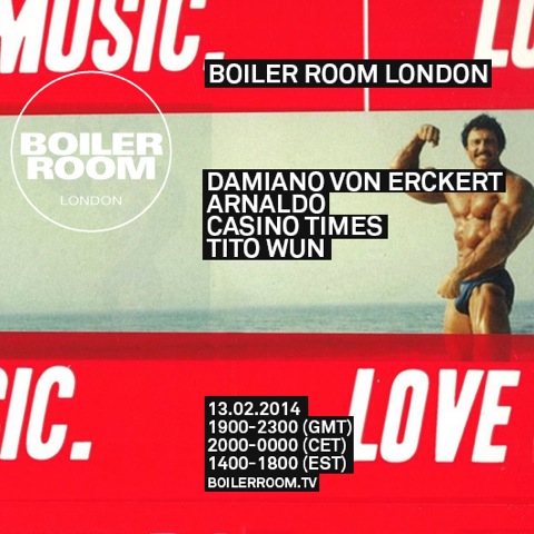 Damiano von Erckert, Arnaldo, Casino Times, Tito Wun flyer