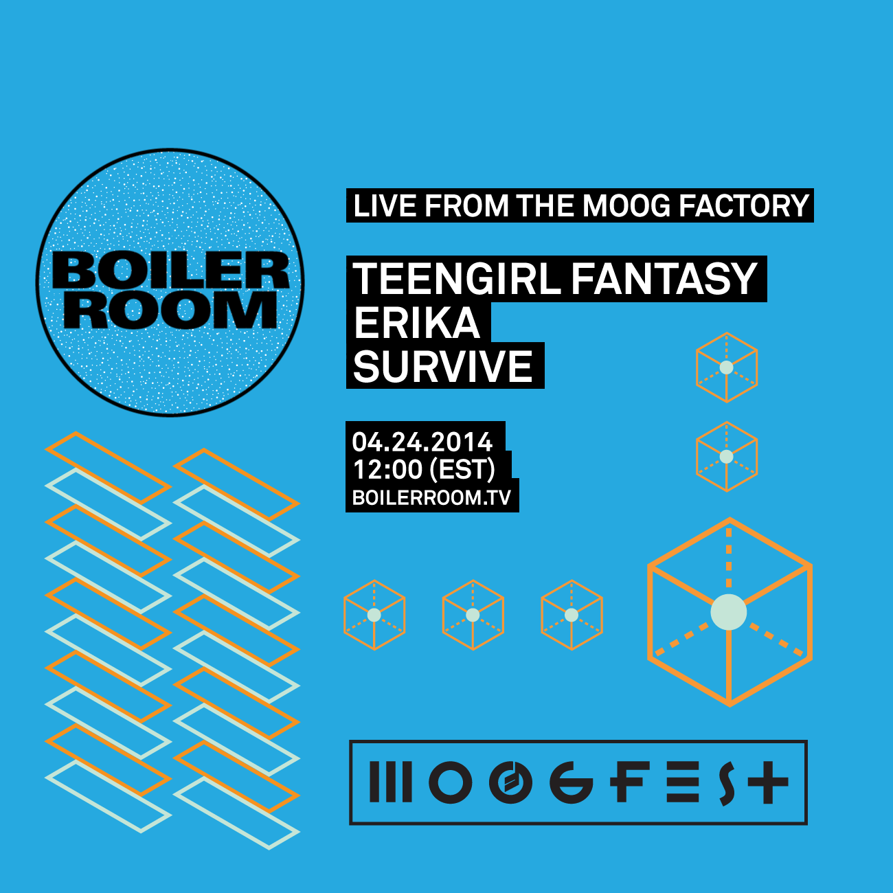 Live From the Moog Factory flyer