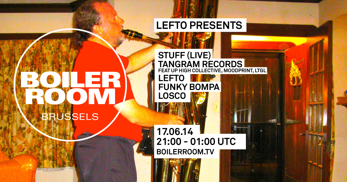 Lefto Presents: STUFF. (Live) & Tangram Records flyer
