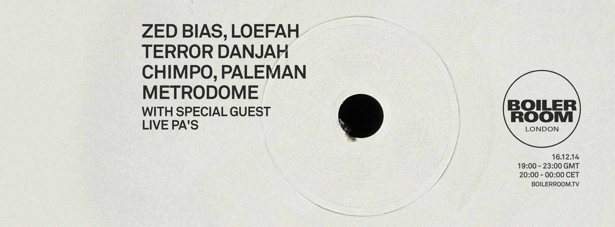 London: Zed Bias & Friends flyer
