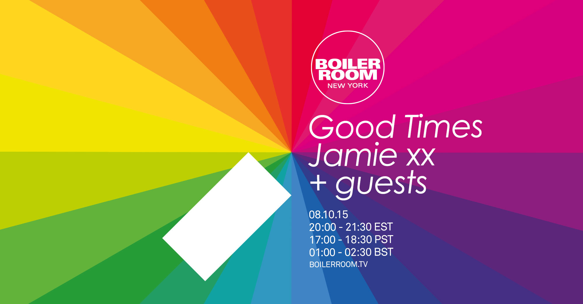 Good Times with Jamie xx flyer