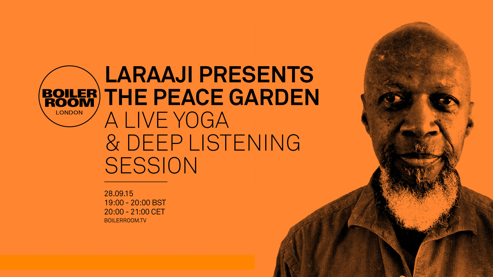 LARAAJI presents 'The Peace Garden' flyer