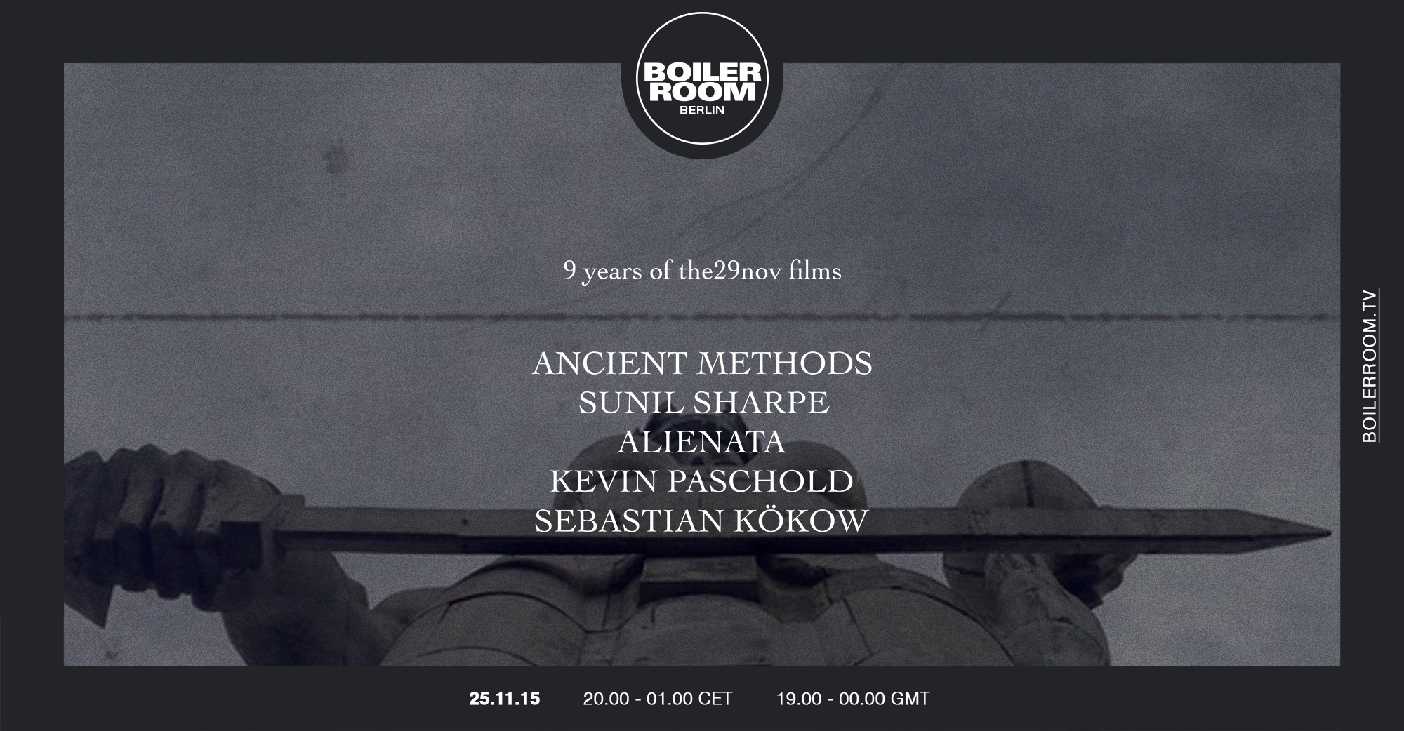 9 Years of the29nov films flyer