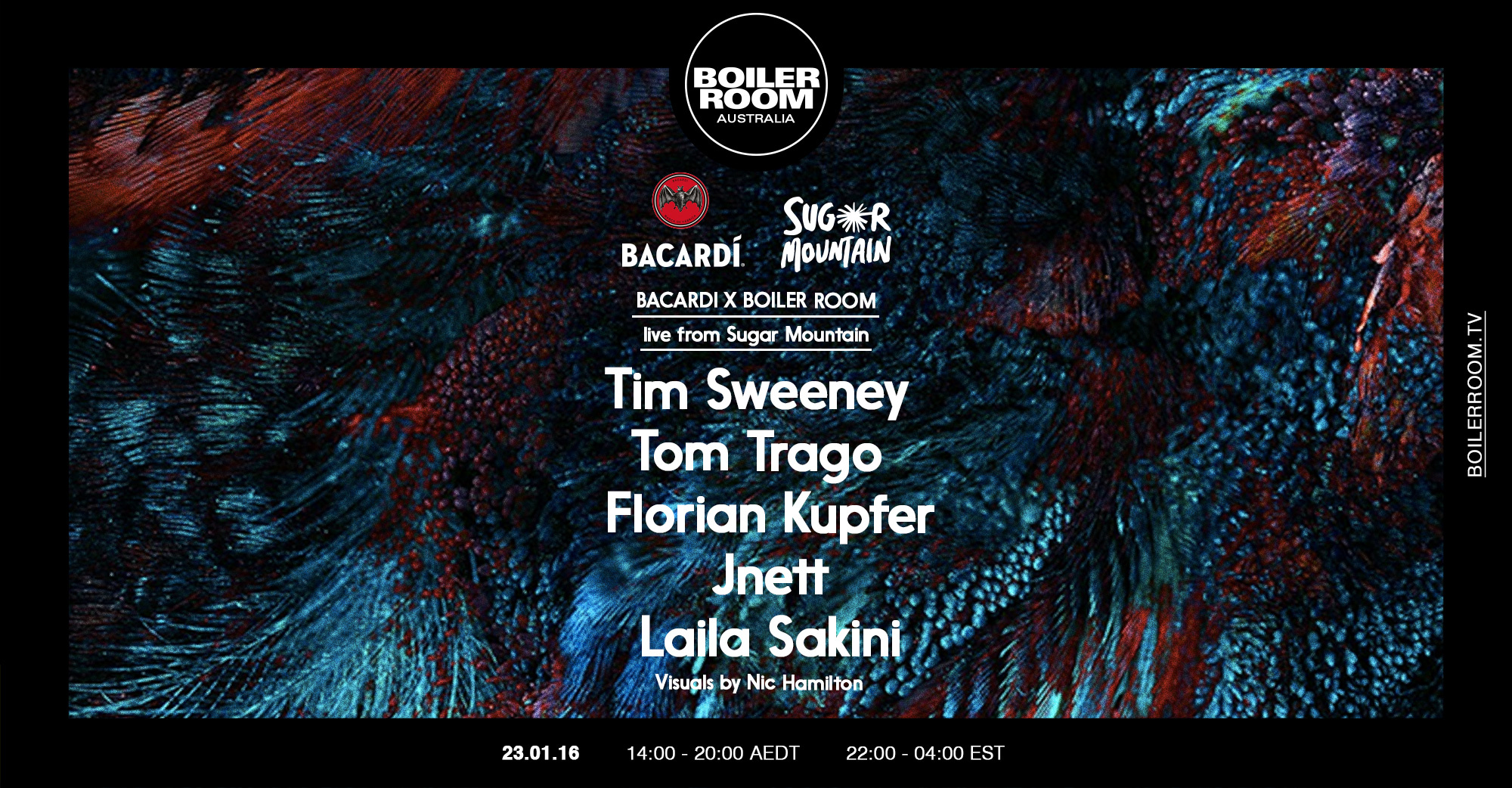 Boiler Room: Live from Sugar Mountain flyer