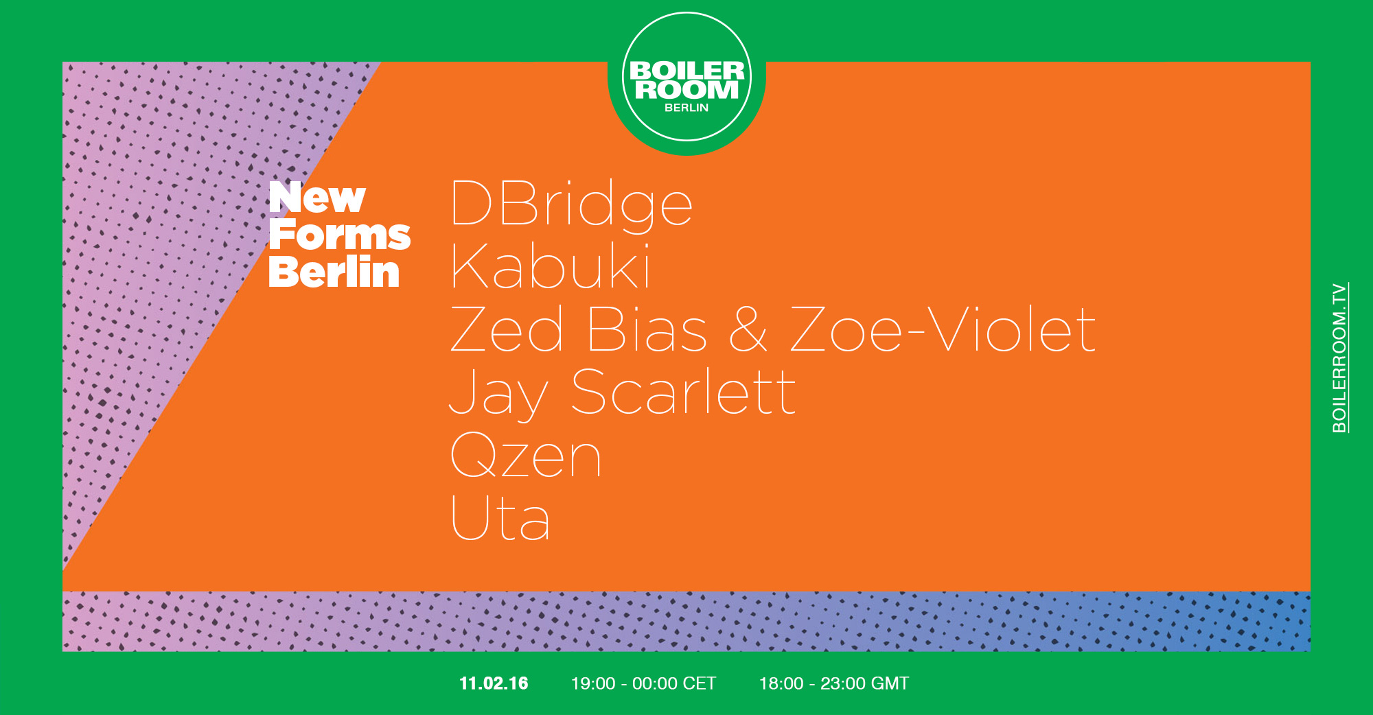 New Forms Berlin: DBridge, Kabuki & friends flyer