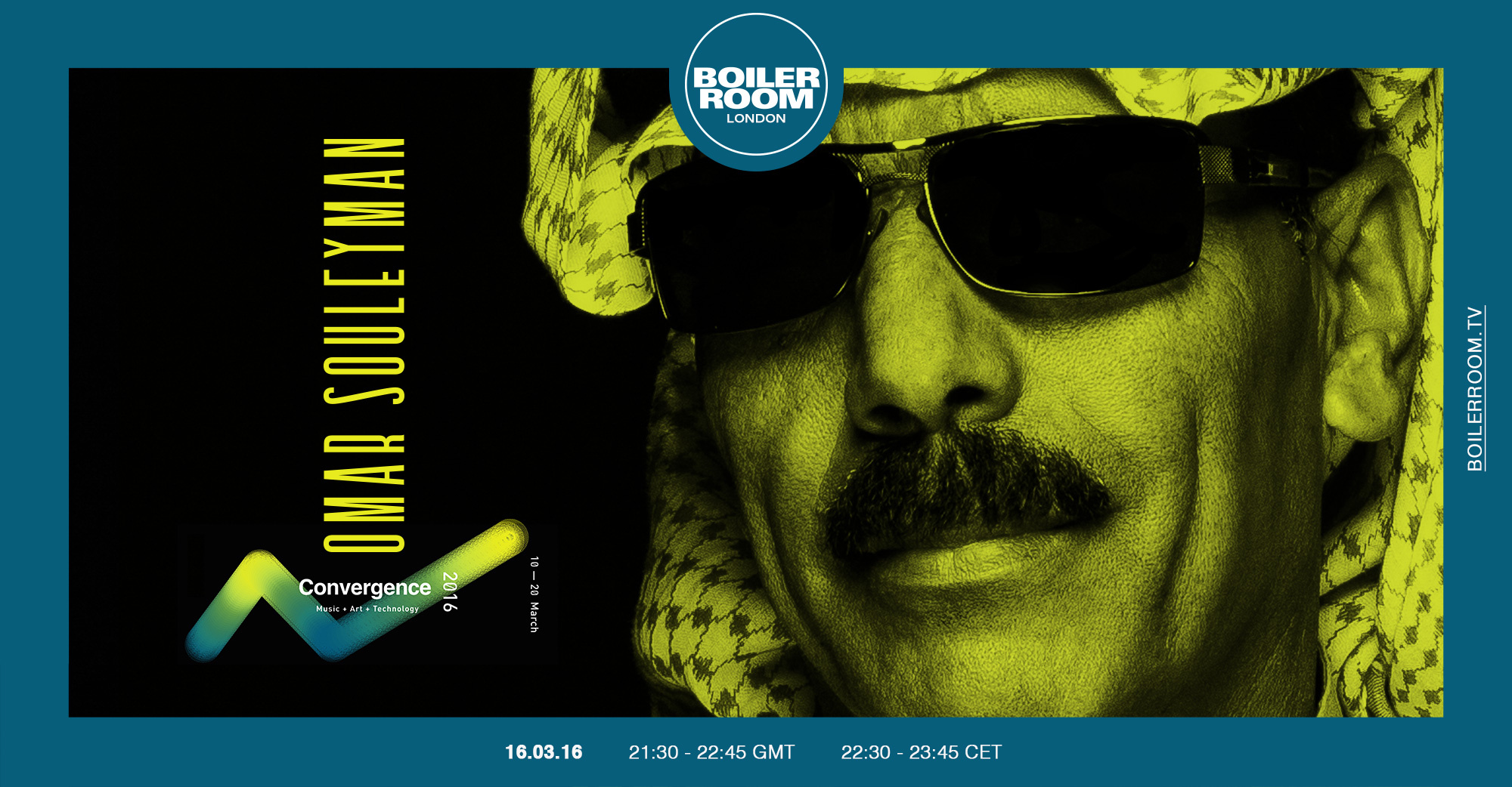 Convergence: Omar Souleyman flyer
