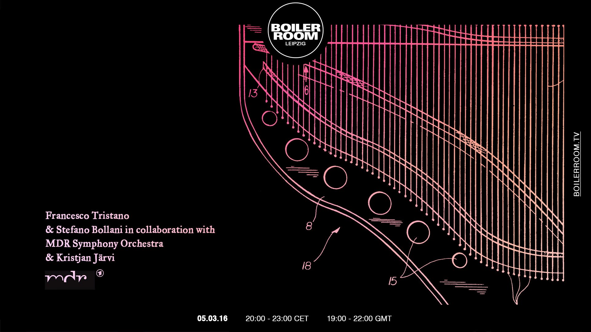 Francesco Tristano & Stefano Bollani in collaboration with MDR Symphony Orchestra & Kristjan Järvi flyer