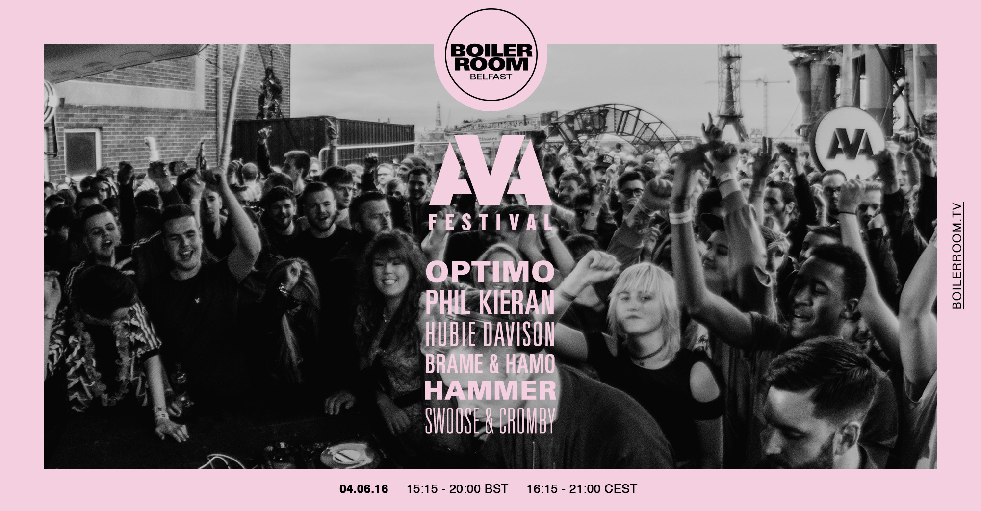 Belfast: AVA Festival 2016 flyer