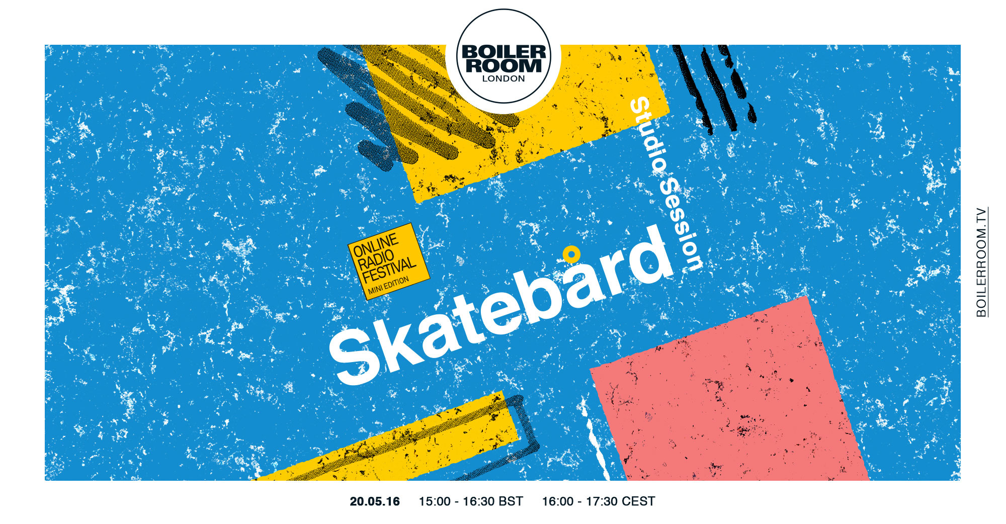 Skatebård 'Studio Session' flyer