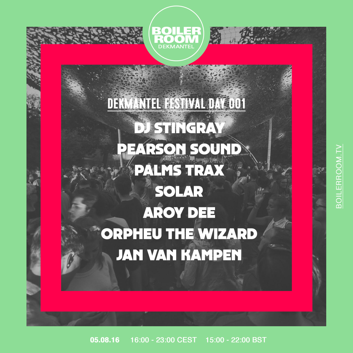 Dekmantel Day 001 flyer
