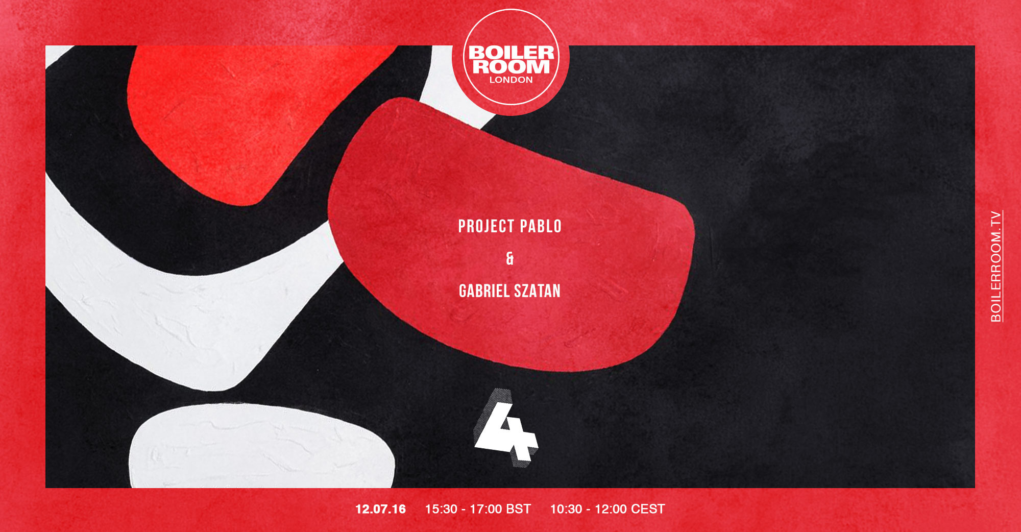 Channel 4 Round-Up: Project Pablo + Gabriel Szatan flyer