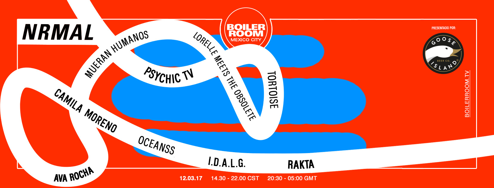 Goose Island x BR: NRMAL Festival 2017 flyer