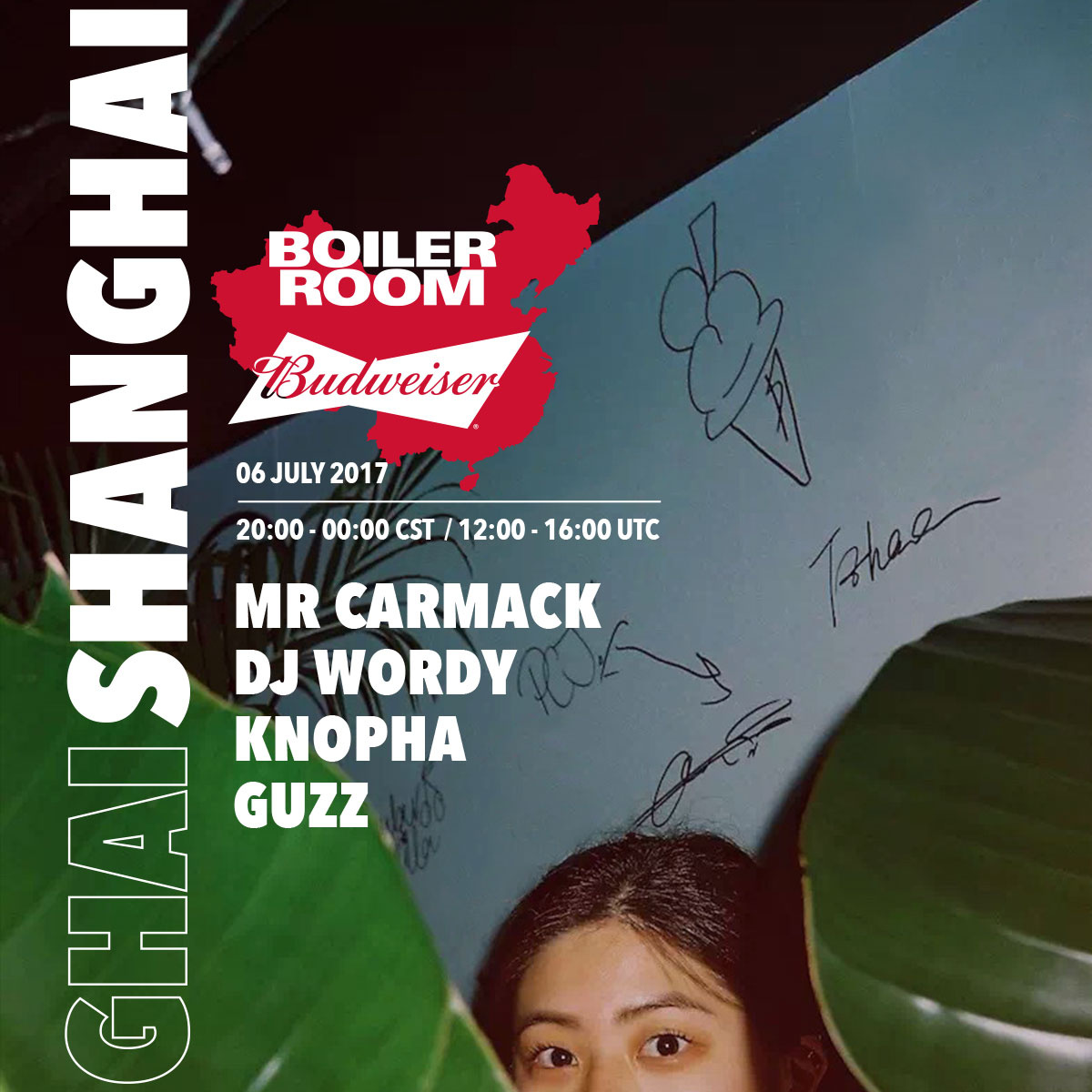 Boiler Room x Budweiser: Shanghai flyer
