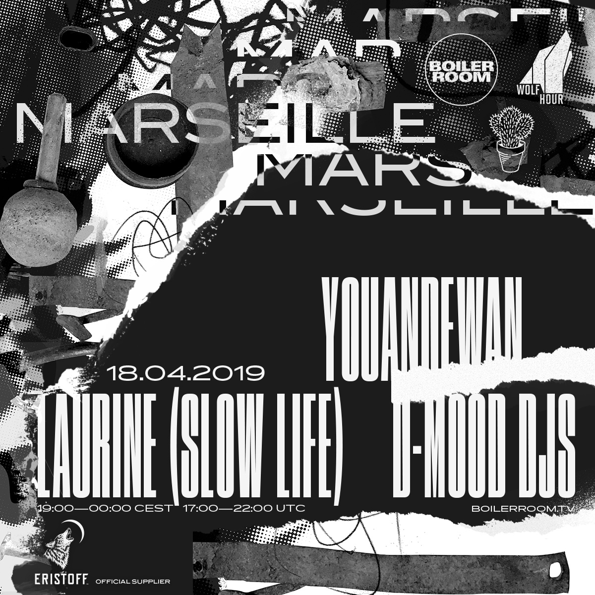 Eristoff x D-Mood: Marseille flyer
