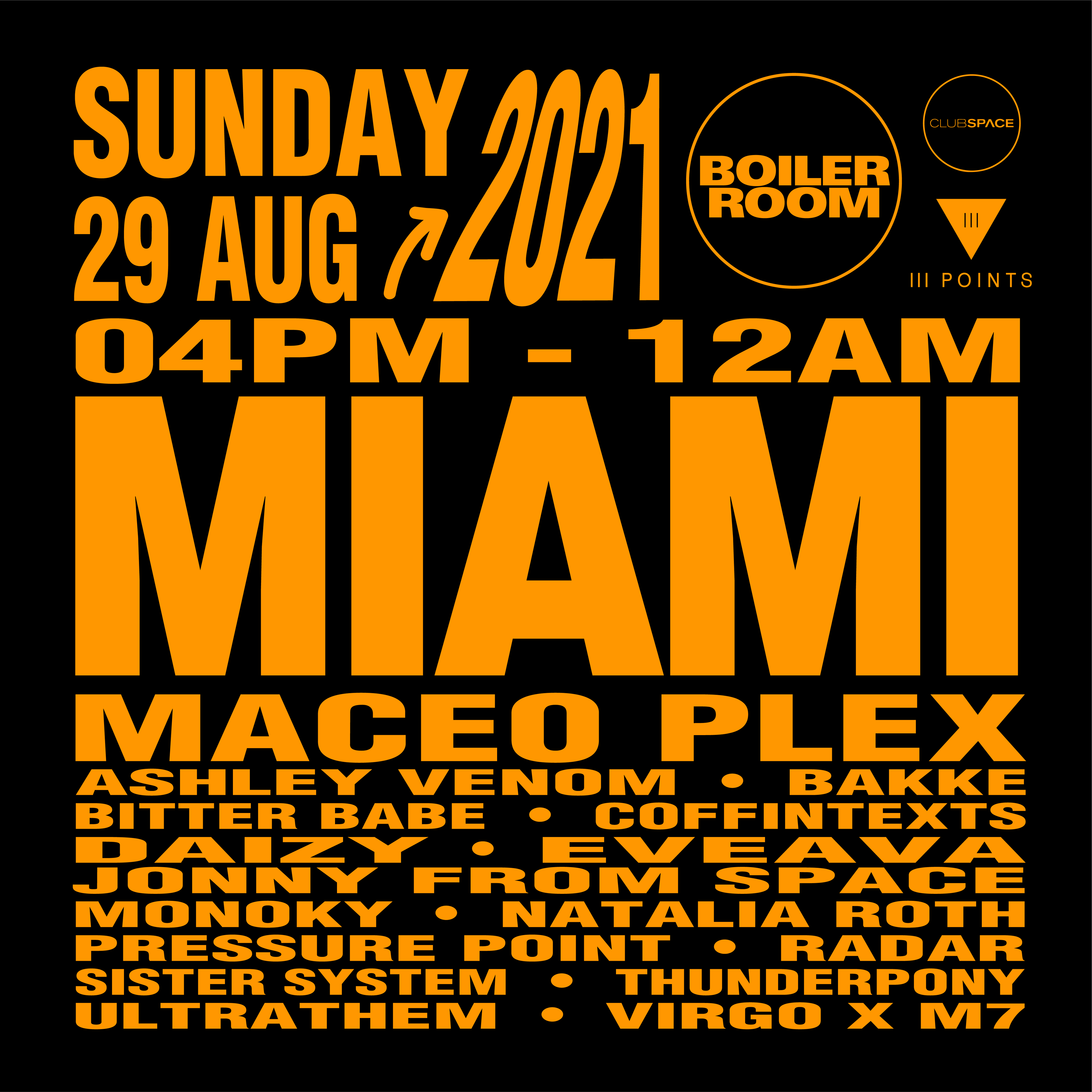 Miami: Sunday flyer