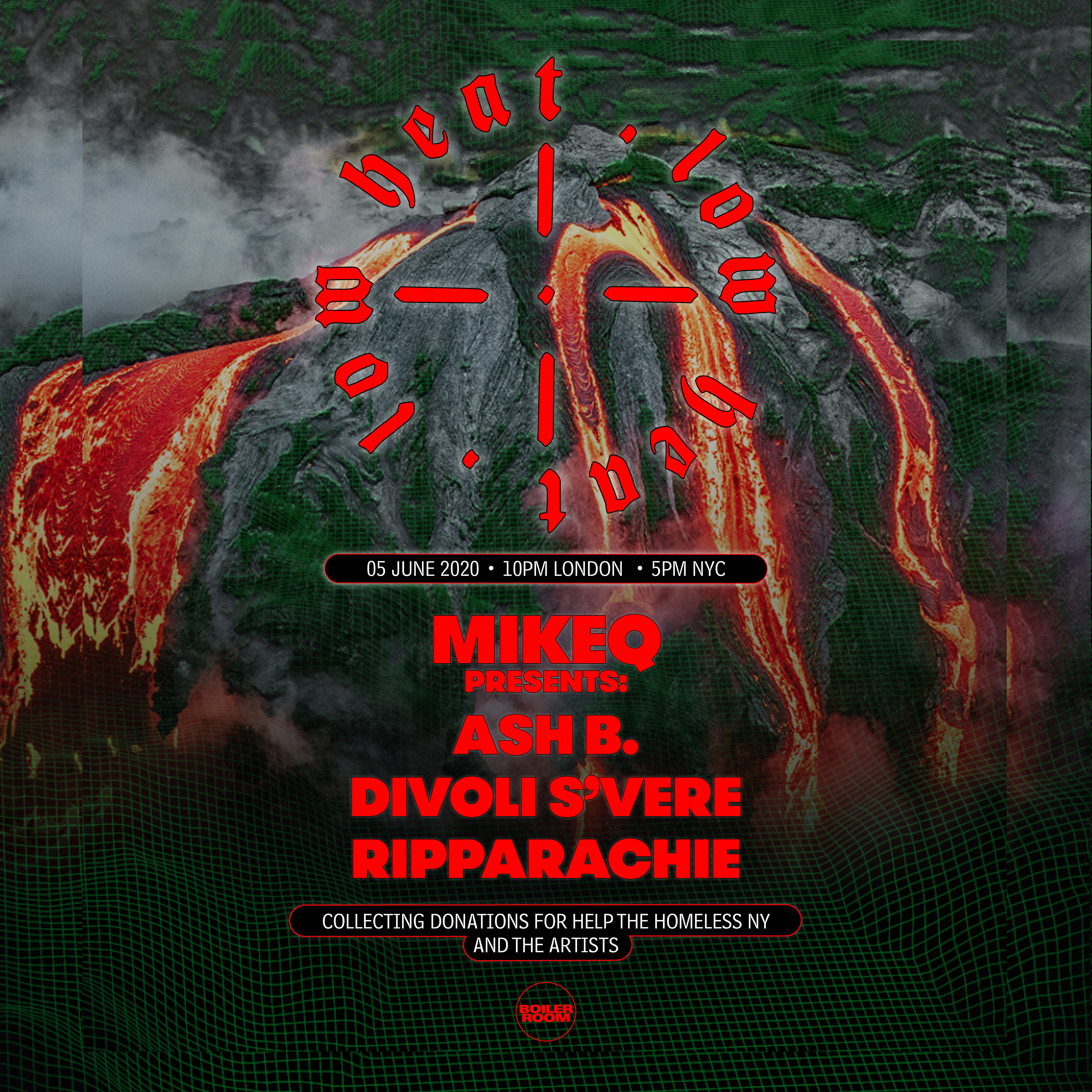 Low Heat: MikeQ Presents flyer