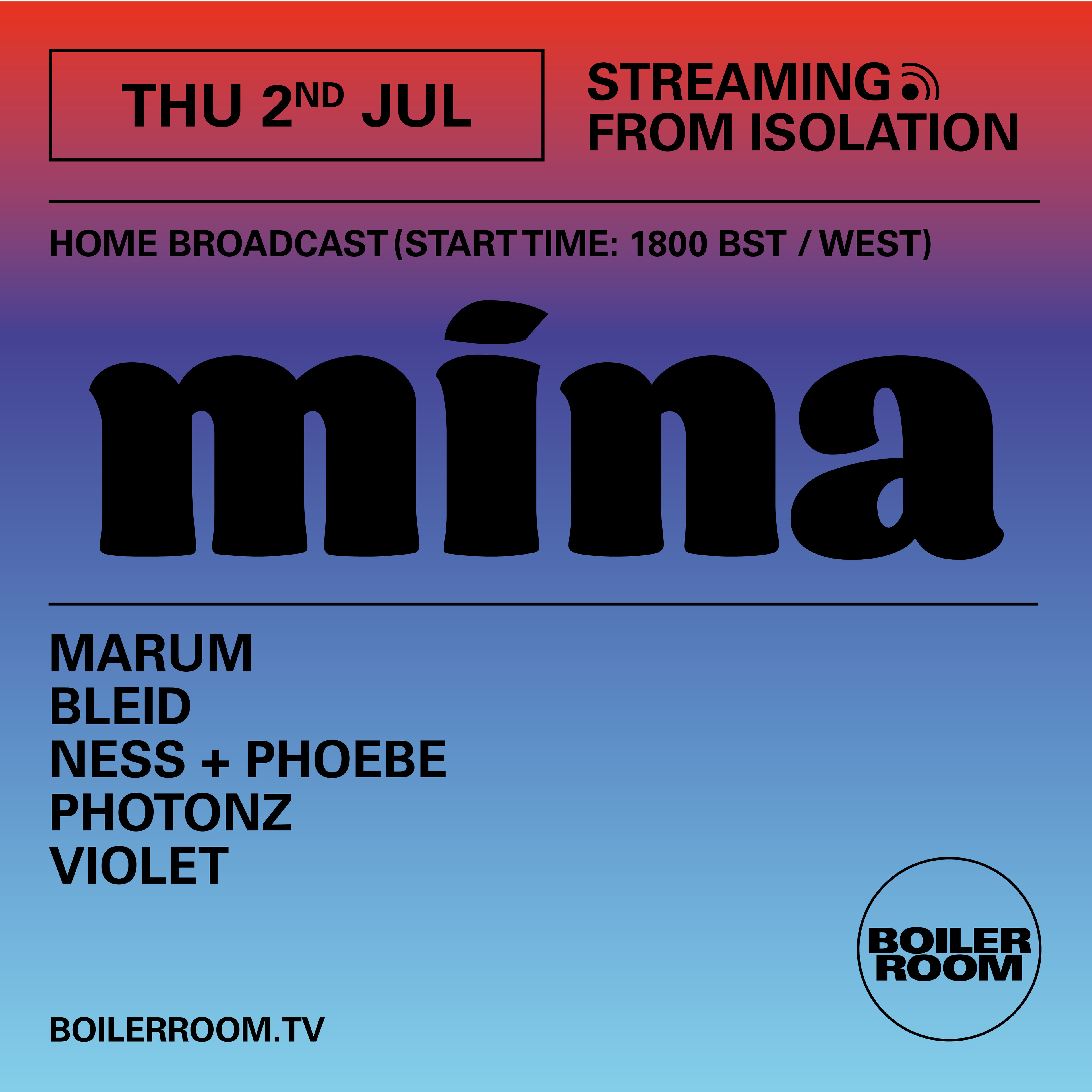 Streaming From Isolation with Mina flyer