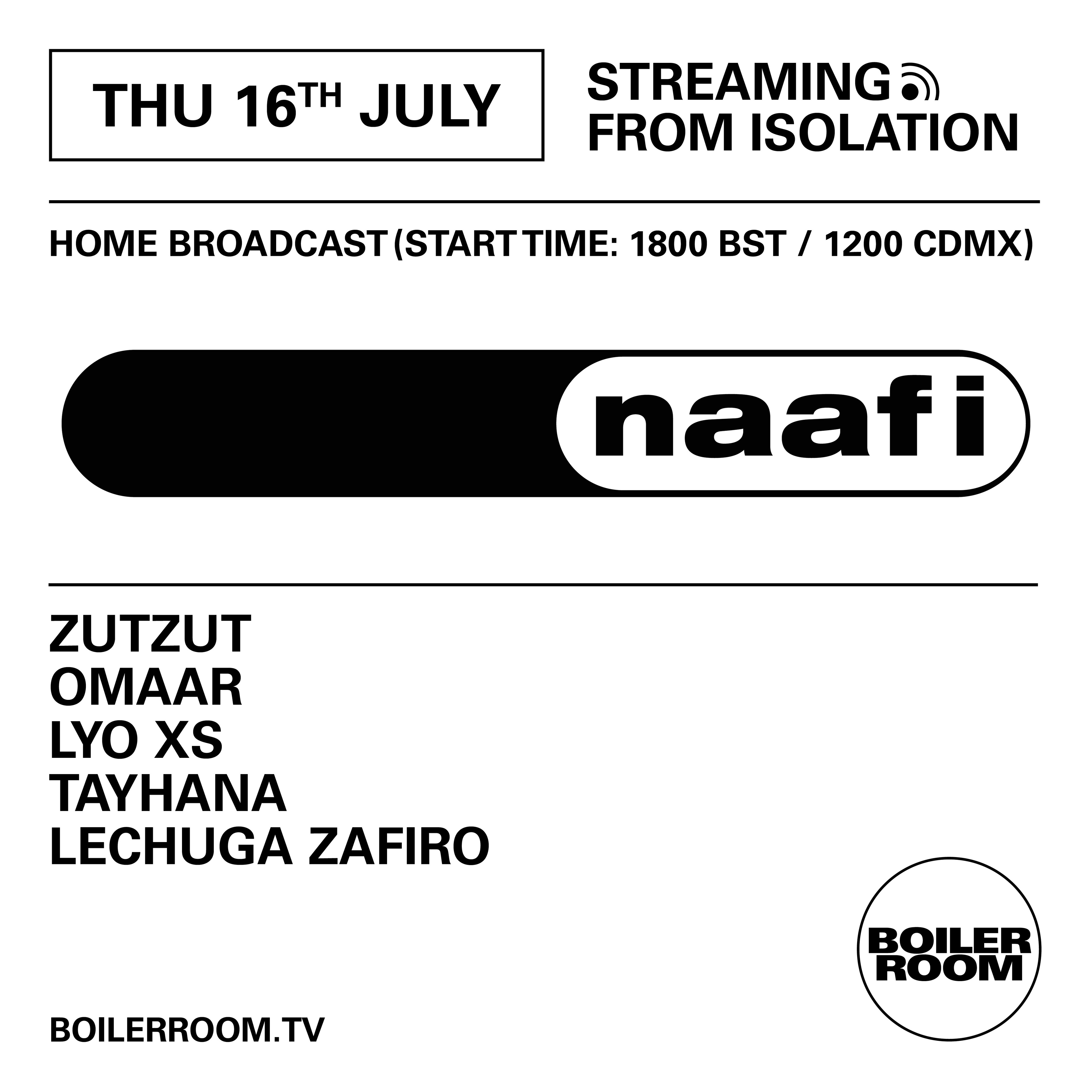 Streaming From Isolation with Naafi flyer