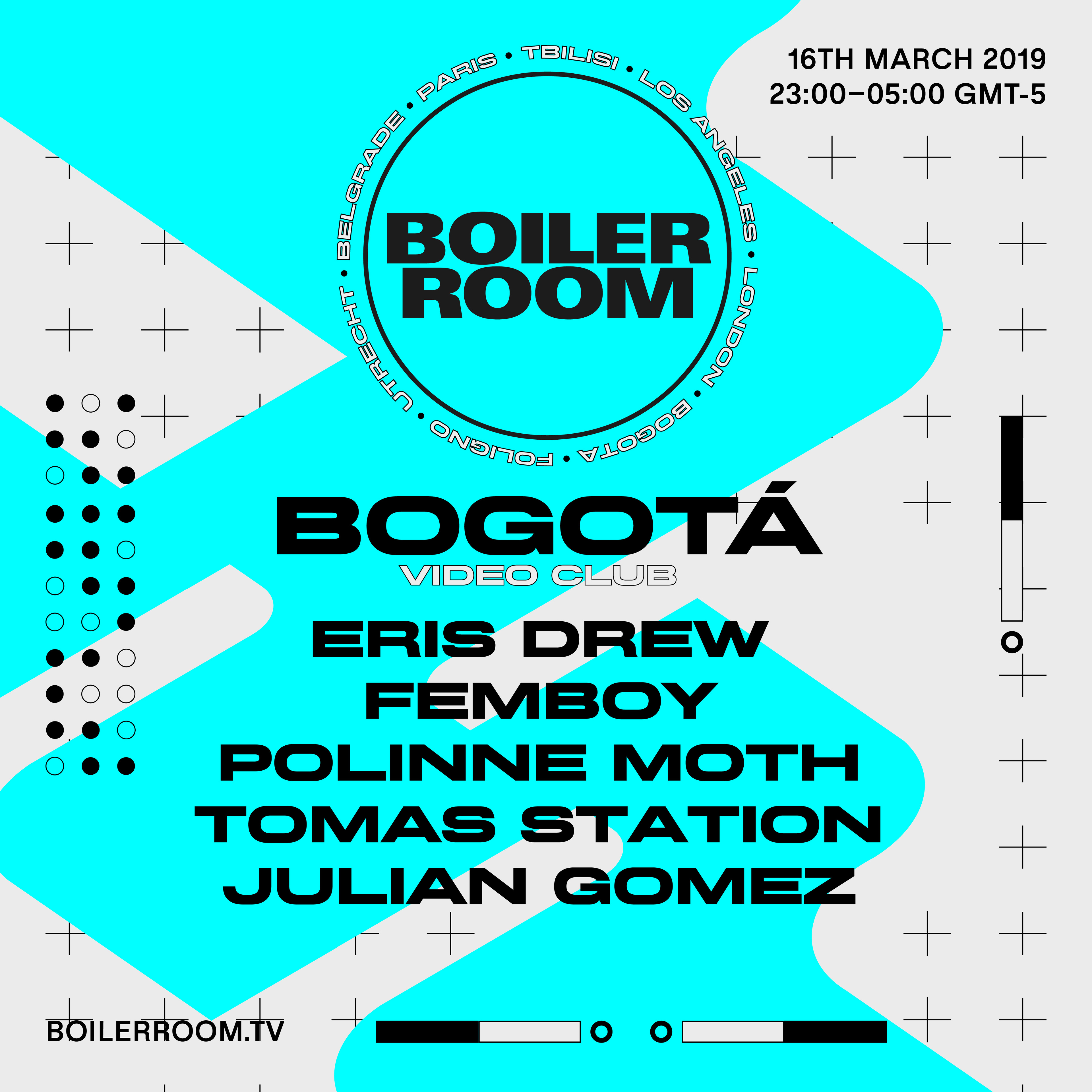 Boiler Room Bogotá: Video Club flyer